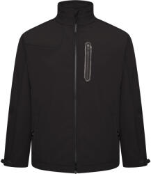 Kam Jeanswear Geaca impermeabila de culoare neagra - SOFT SHELL PANELLED 2XL 3XL 4XL 5XL 6XL 7XL
