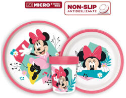 Disney Minnie Being More csúszásmentes étkészlet, micro műanyag szett