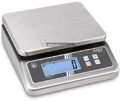 KERN FOB 10K-3NL (15kg/2g) rozsdamentes, IP67, HACCP kompatibilis digitális asztali mérleg (FOB 10K-3NL)