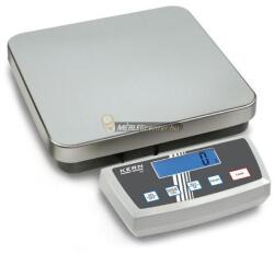 KERN DE 35K5D (35kg/5g) IP65 platform- csomagmérleg kisállatmérő, darabszámláló, százalékszámító funkc. 2évG (DE 35K5D)