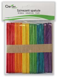 Cre Art CreArt Fa Spatula 115x10 mm Vegyes Színekben 50 Darab/Csomag (FEAA0008)