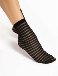 Fiore Sosete lycra negre cu dungi late Fiore Izzy 20 den