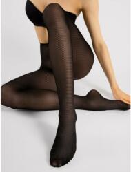 Fiore Ciorapi negri cu model Fiore Raffina 30 den