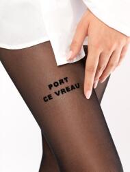 Sosetaria x STANDUP by L’Oréal Paris Ciorapi dama cu mesaj "PORT CE VREAU" Sosetaria x L'Oreal