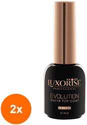 Luxorise Set 2 x Evolution Matte Top Coat Luxorise, 10 ml (TOT-2xTBY-L4381)