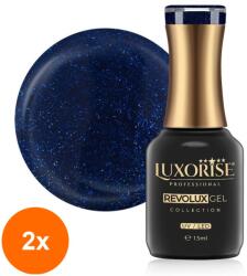 LUXORISE Set 2 x Oja Semipermanenta Revolux Luxorise, Royal Grace 15 ml