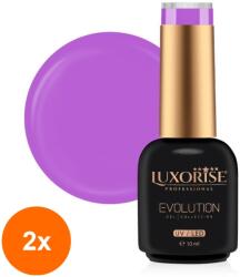 LUXORISE Set 2 x Oja Semipermanenta Luxorise Evolution, Beach Breeze, Lilac Waves 10 ml