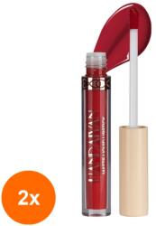 HANDAIYAN Set 2 x Ruj Lichid Mat Handaiyan Rose Matte Liquid Lipstick, 04 (TOT-2xTBY-G3578)