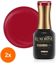 LUXORISE Set 2 x Oja Semipermanenta Revolux Luxorise, You Rock 15 ml