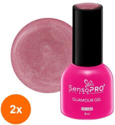 SensoPRO Set 2 x Oja Semipermanenta Glamour Gel SensoPRO Milano 8 ml, Sweet Addiction 114