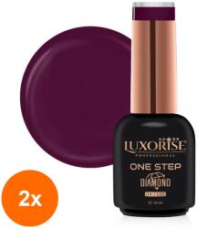 LUXORISE Set 2 x Oja Semipermanenta One Step, Diamond Royal Style 10 ml, Luxorise