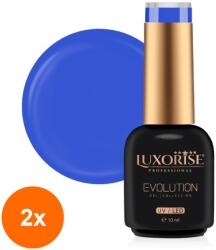 LUXORISE Set 2 x Oja Semipermanenta Luxorise Evolution, Blossom Glow, Azure Sky 10 ml