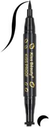 Kiss Beauty Eyeliner Tip Carioca cu Stampila Model Semiluna, Kiss Beauty, 02