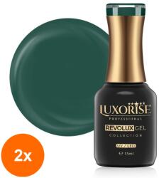 LUXORISE Set 2 x Oja Semipermanenta Revolux Luxorise, Sea Moss 15 ml