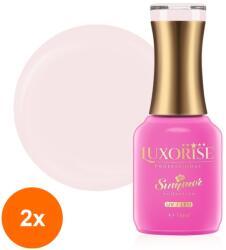 LUXORISE Set 2 x Oja Semipermanenta Luxorise Summer Collection, We Need Coffee 15 ml