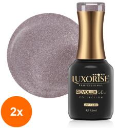 LUXORISE Set 2 x Oja Semipermanenta Revolux Luxorise, Real Glow 15 ml