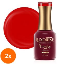 LUXORISE Set 2 x Oja Semipermanenta Color Fall Collection Autumn Heart, Luxorise, 15 ml