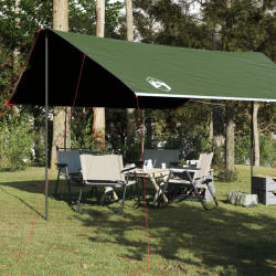 vidaXL Prelata de camping, verde, 460x305x210 cm, impermeabila (94685)