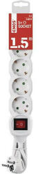 EMOS 5 Plug 1,5 m Switch (1922150154)
