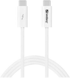 Sandberg - Kábel - USB-C>C USB4 240W+40Gbps, 1M - 136-56 (136-56)