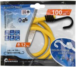 COMPASS DOUBLE HOOK gumipók, 10mm/100cm, TÜV/GS (02192)