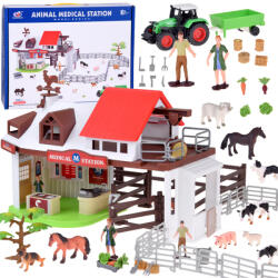 Inlea4Fun Farm játék készlet állatorvosi rendelő 102 darabos Inlea4Fun ANIMAL MEDICAL STATION (JO-ZA5350)