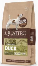 Quattro Hypoall Junior Duck 7kg - Nyershúsos, Gabonamentes Kutyaeledel