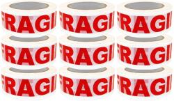 Label Print Pachet 6 role banda adeziva pesonalizata fragile 50mm X 60m (MF500124970)