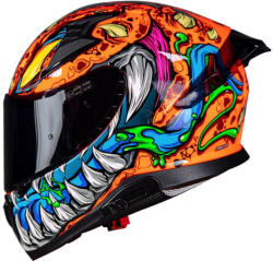 Pilot Snake SV Reptile-X Fluo Orange Cască Moto Față întreagă ECE 22.06 1500gr cu Sunvisor PIL000KRA124 (PIL000KRA124)