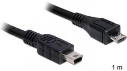 Delock Cablu Delock Cable USB 2.0 micro-B male USB mini male 83177 (83177)
