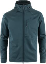 Fjällräven Abisko Grid Fleece Hoodie M Размер: M / Цвят: син