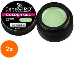 SensoPRO Set 2 x Gel Uv Colorat Poison Ivy 5 ml, SensoPRO Milano (TOT-2xTBY-S0293)