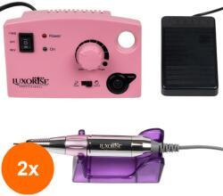 Luxorise Srl Set 2 x Freza Unghii Profesionala Xpress Force, Luxorise, 30000 Rpm, Roz (TOT-2xTBY-L0284)