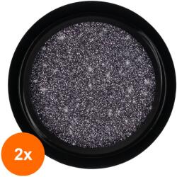 Luxorise Set 2 x Sclipici Unghii Luxorise, Princess Royal, Disco Glitter Collection (TOT-2xTBY-L5606)