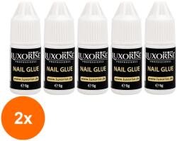 Luxorise Set 2 x Lipici Unghii Tipsuri Nail Glue Luxorise, Set 5 X 5G (TOT-2xTBY-L0112)