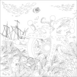 Phoenix Set 4 modele carton pre-desenat Marine Art Therapy Phoenix (SPCB02)