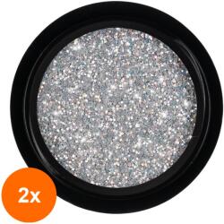 Luxorise Set 2 x Sclipici Unghii Luxorise, Dancing Queen, Disco Glitter Collection (TOT-2xTBY-L5605)