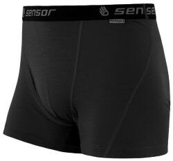 Sensor Merino Wool Active fekete boxeralsó M / fekete