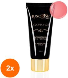 Luxorise Set 2 x Polygel Revomax Gel Luxorise Sweet Pink, 30 ml (TOT-2xTBY-L2251)