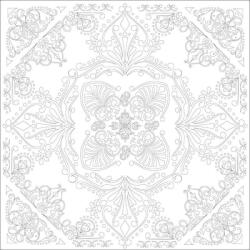 Phoenix Carton panzat pre-desenat Mandala Art Therapy Phoenix (SPM03)