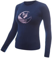 Sensor Merino Active Pt Fox dl. rukáv női póló M / sötétkék
