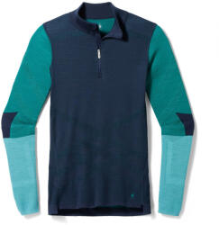 Smartwool W Intrknt Thrml Mrn Bl Colorbl 1/4 Zip női funkcionális felső S / sötétkék