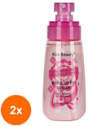 Kiss Beauty Set 2 x Spray Fixare Machiaj Kiss Beauty Oil Control si Antioxidant, 100 ml (TOT-2xTBY-G3696)