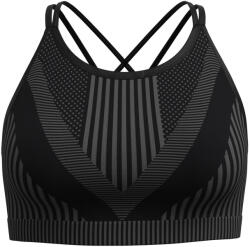 Smartwool W Intraknit Strappy Bra női funkcionális ruházat Melltartóe: S / fekete/szürke