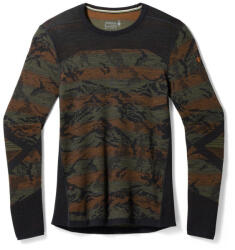 Smartwool M Intraknit Thermal Mrn Bl Pattern Crew férfi funkcionális póló XL / szürke/zöld