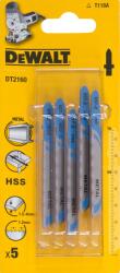DEWALT HSS fűrészlap, vékony fémhez, 76 mm (5 db) DT2160 (DT2160)