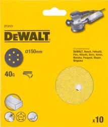DEWALT tépőzáras csiszolótárcsa 150 mm K180 (10 db) DT3126 (DT3126)