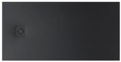 Roca Terran-N Stonex zuhanytálca 100x75 cm csúszásgátló felülettel és lefolyóval, fekete APA013E82EE01400 (APA013E82EE01400)