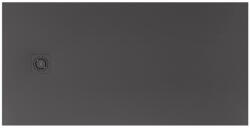 Roca Terran-N Stonex zuhanytálca 100x70 cm csúszásgátló felülettel és lefolyóval, onyx APA013E82BC01640 (APA013E82BC01640)