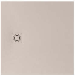 Roca Terra-N Stonex zuhanytálca 80x80 cm csúszásgátló felülettel és lefolyóval, bézs APA0132032001650 (APA0132032001650)
